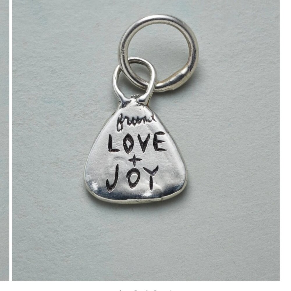Jes Maharry Silver Dog friend charm